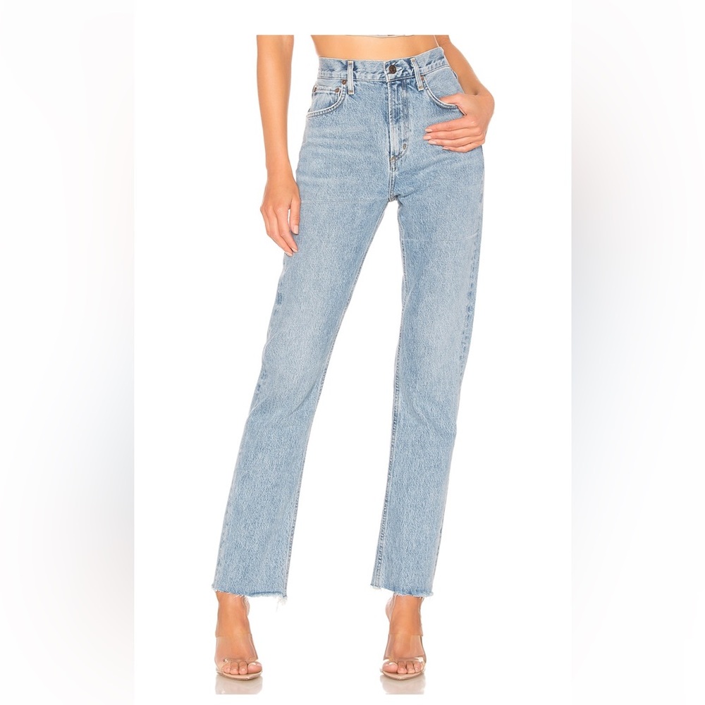 AGOLDE - CHERIE HIGH RISE STRAIGHT LEG JEAN (size 27)